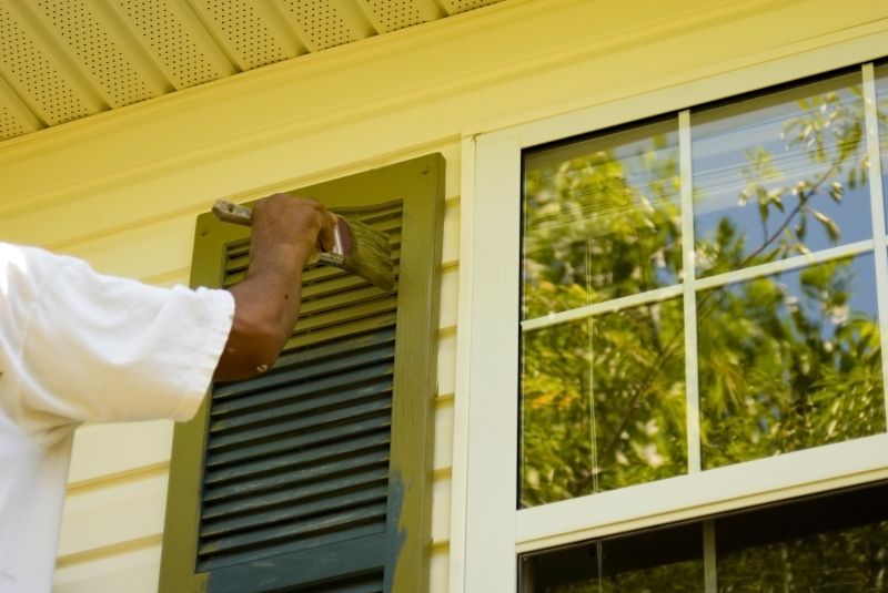Downspout Painting in Gilbert, AZ
